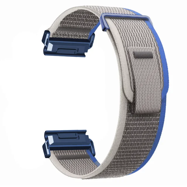 Correa de nailon QuickFit para Garmin Fenix 7 7X Pro 6 6X 5 5X Plus, pulsera para reloj inteligente Garmin Forerunner 935, pulsera de 22mm y 26mm: XS / Caqui
