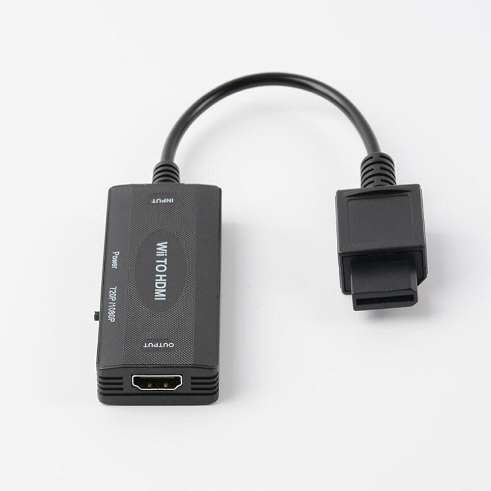 Full HD 1080P Wii to HDMI-compatible Converter Adapter Wii2HDMI-compatible Converter with cable for PC HDTV Monitor Display