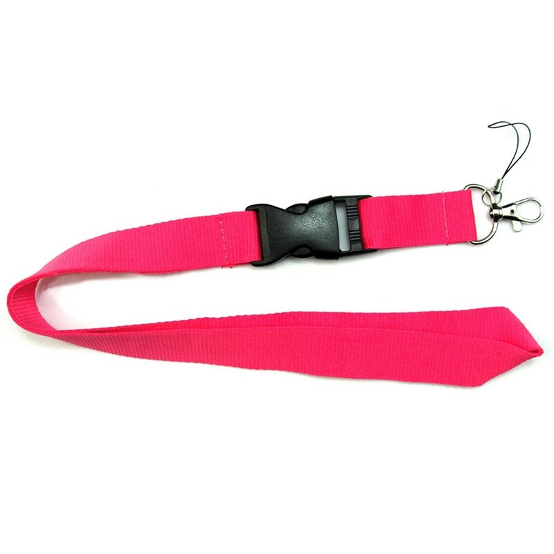 Mobile Phone Neck Straps Colorful Blank Plain Key Lanyard Badge ID Holders