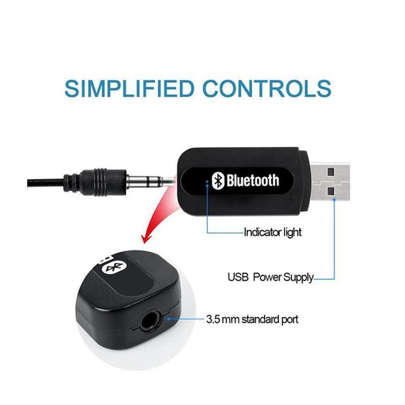 Bluetooth 4.2 Audio-ontvanger Zender 3.5Mm Usb Voor Tv Audio Draadloze Ontvanger Kit Draadloze Adapter Auto Bluetooth Pc Mus i4A1