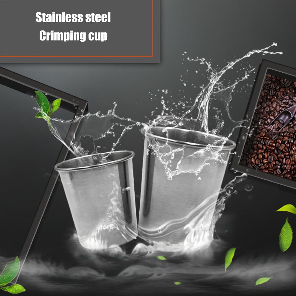 1Pcs 170ml/230ml Drinking Glass 304 Stainless Steel Shot Glasses Cups Wine Beer Whiskey Mugs Outdoor Travel Cup