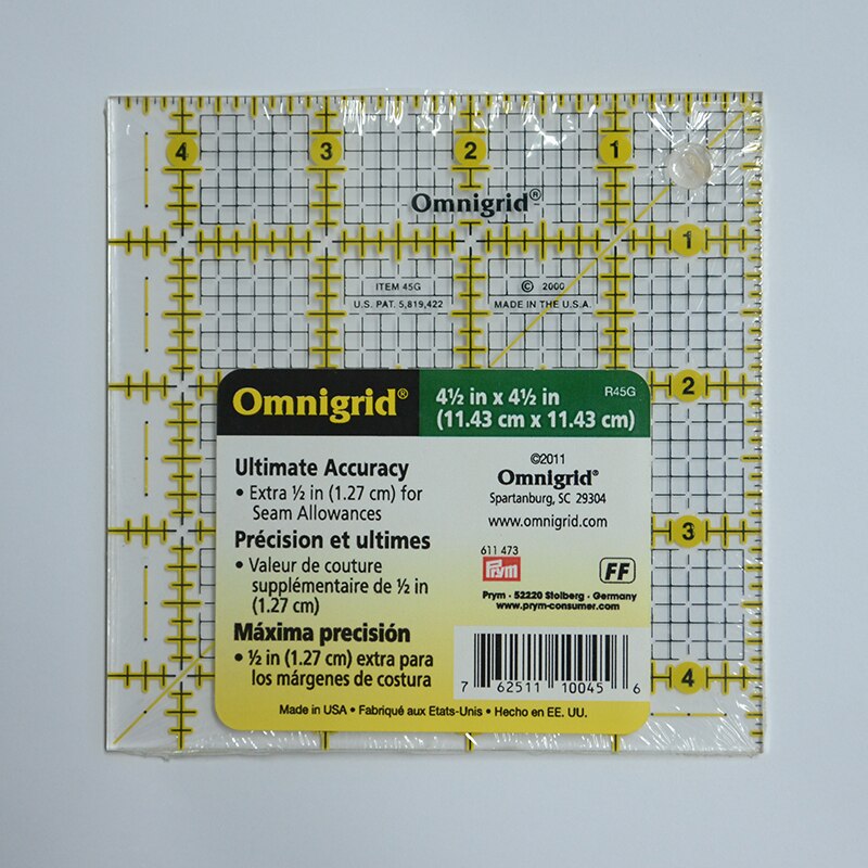 Patchwork/quilting lineal universal lineal med tomme skala prym 611472 611475 611319 611306 611473 611313 611314 611477 611318: 611473