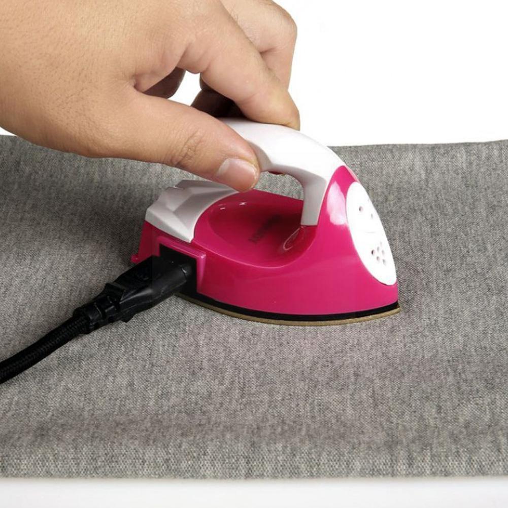 Mini plancha eléctrica portátil de viaje para manualidades, cubierta de costura de ropa, aplicador de fijación por calor eléctrico para parches, ropa, Ston U8o3