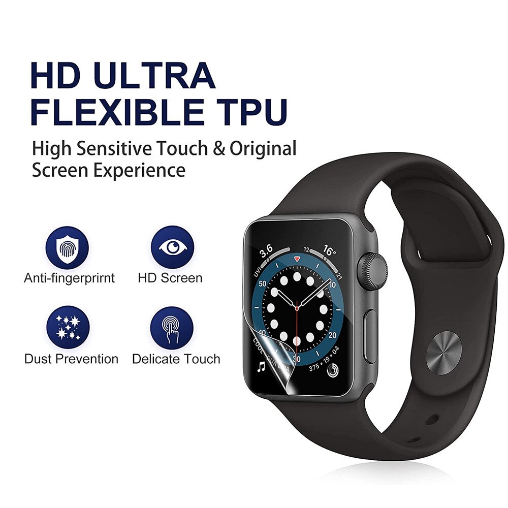 Hydrogel Screen Film Protector For Apple Watch Series 7 6 5 4 3 2 1 Full Protection For iWatch 41MM 45MM 40mm 44mm 38mm 42mm