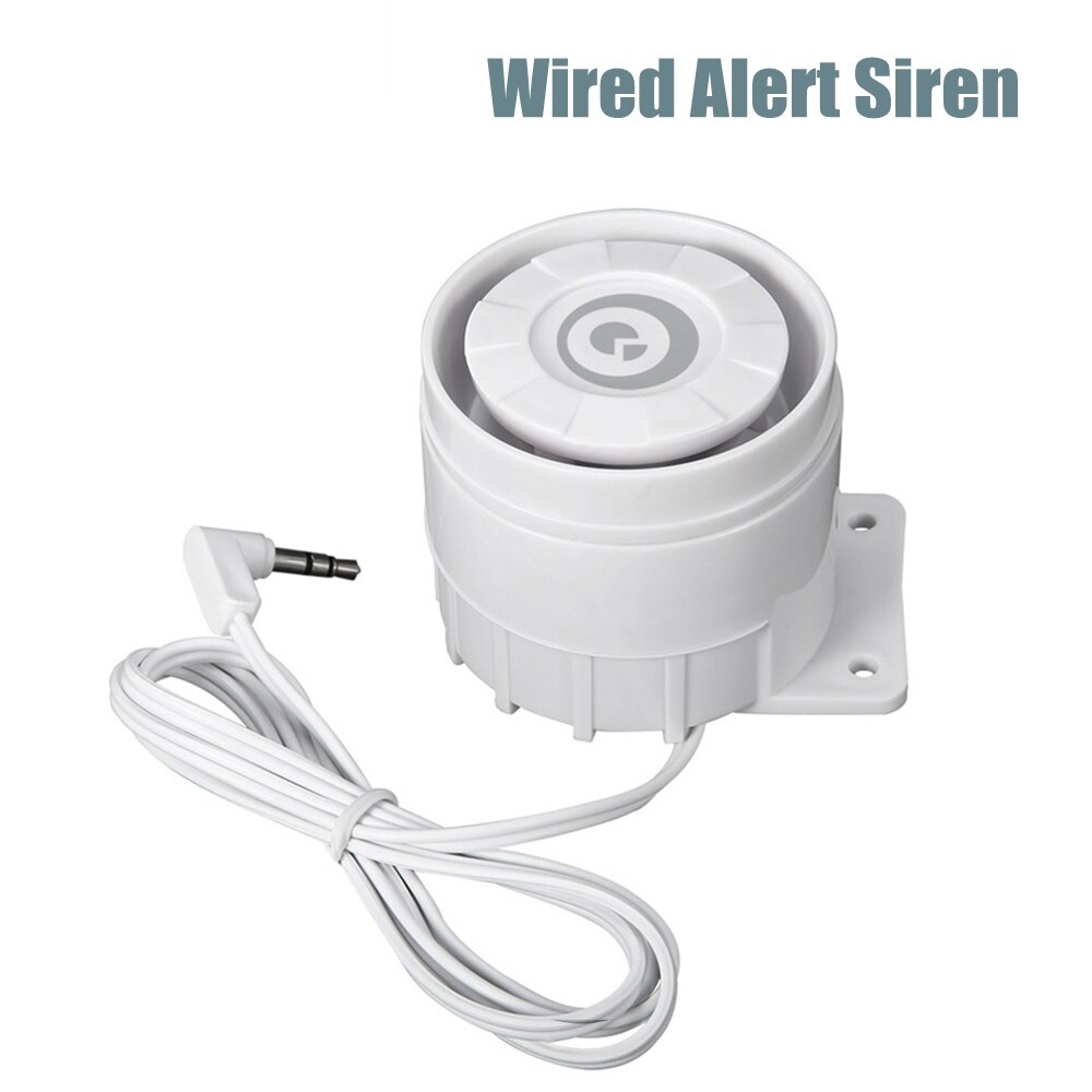 Security 433MHz External Speakers Wired Alert Siren Kits 3.5mm 15W 12DC for Smart Home Security Alarm System