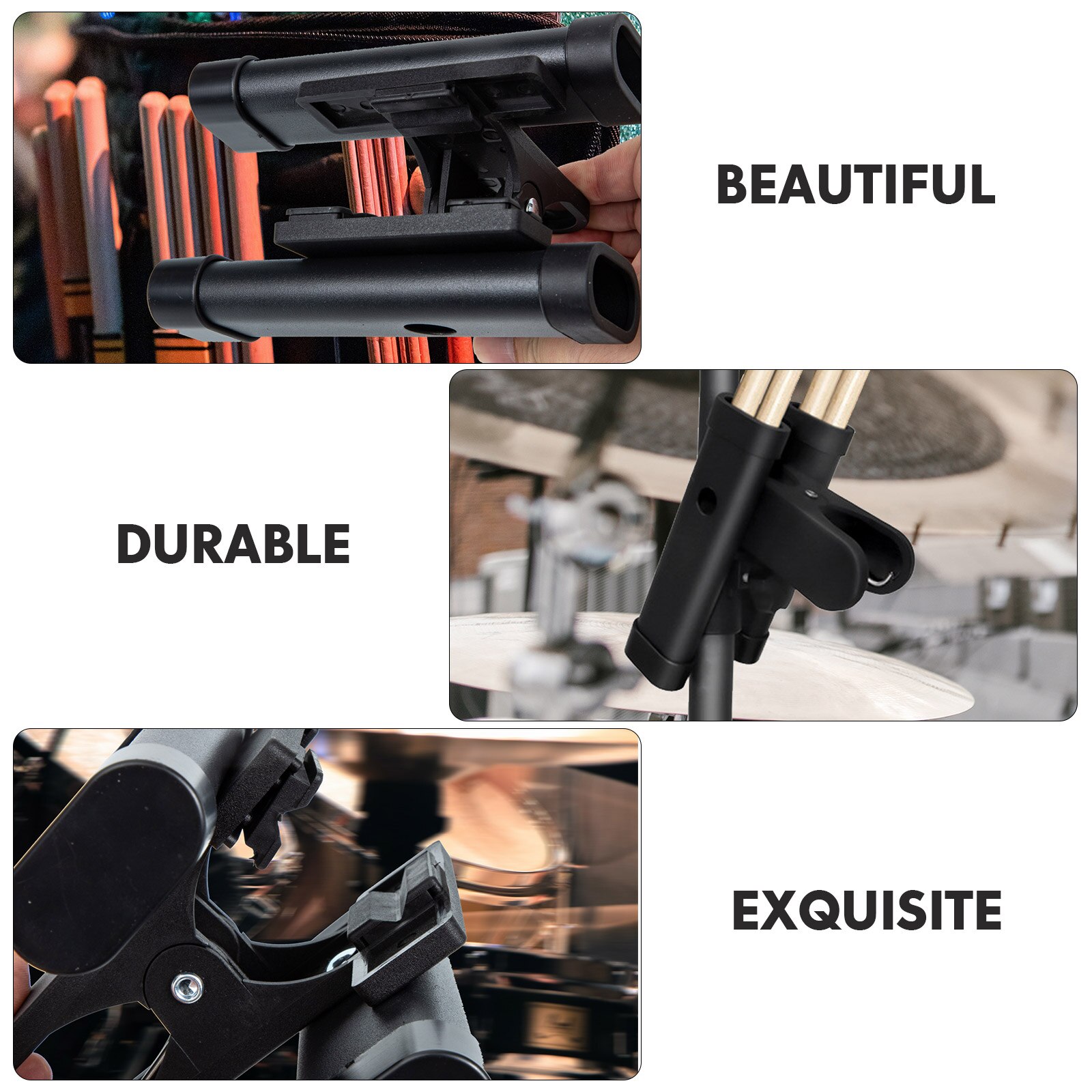 Portable Drumstick Container Professional Drum Stick Drum Set Stick Holder