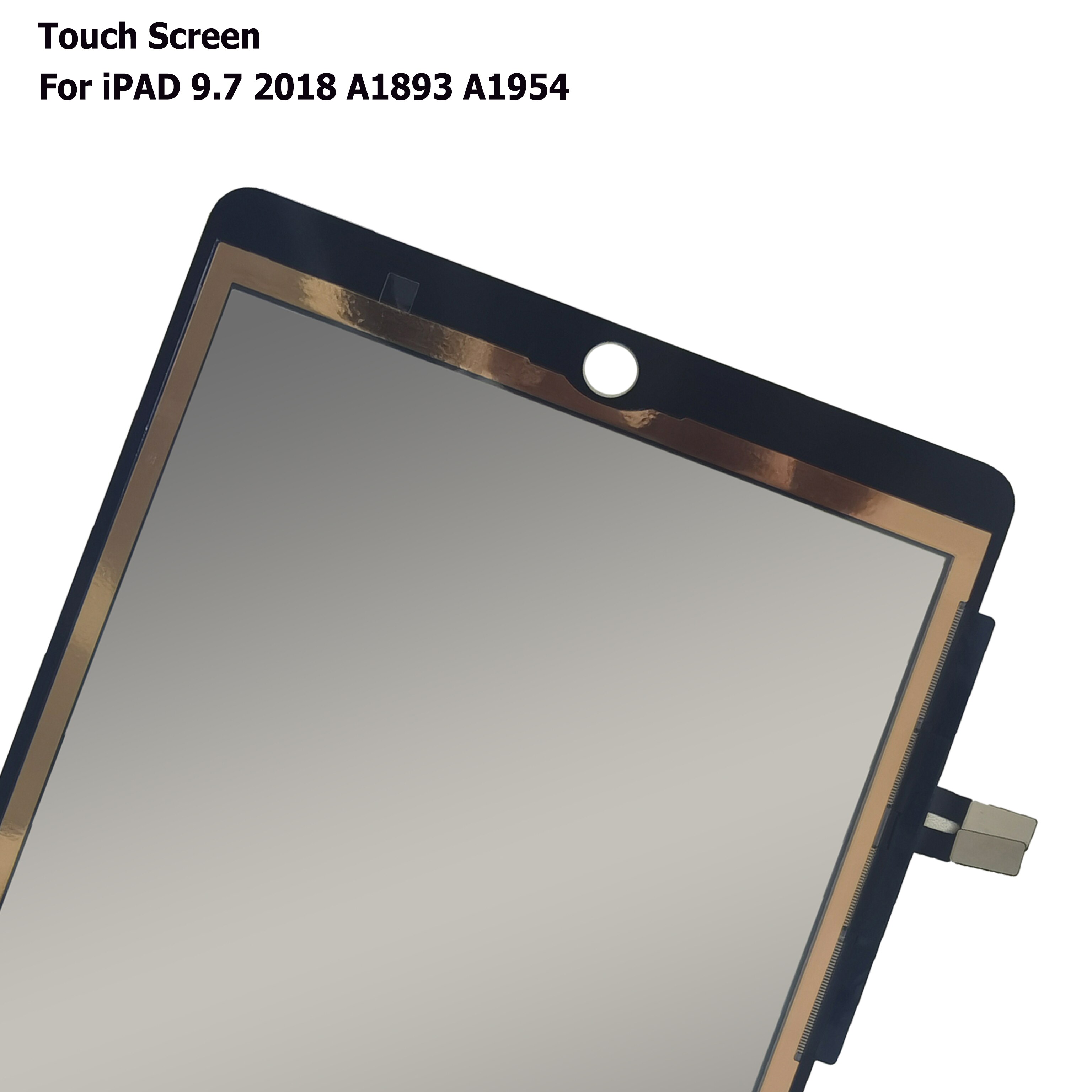 9.7" Touch Panel replacement For iPad 6 A1893 A1954 Touch Screen Digitizer Front Outer Glass With Button