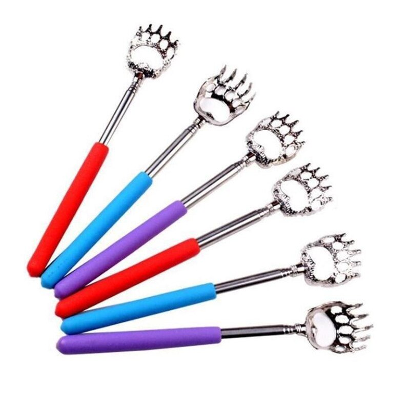 Durable Bear Claw Stainless Steel Back Scratcher Telescopic Extendable Massager Convenient Claw Telescopic Ultimate Massager
