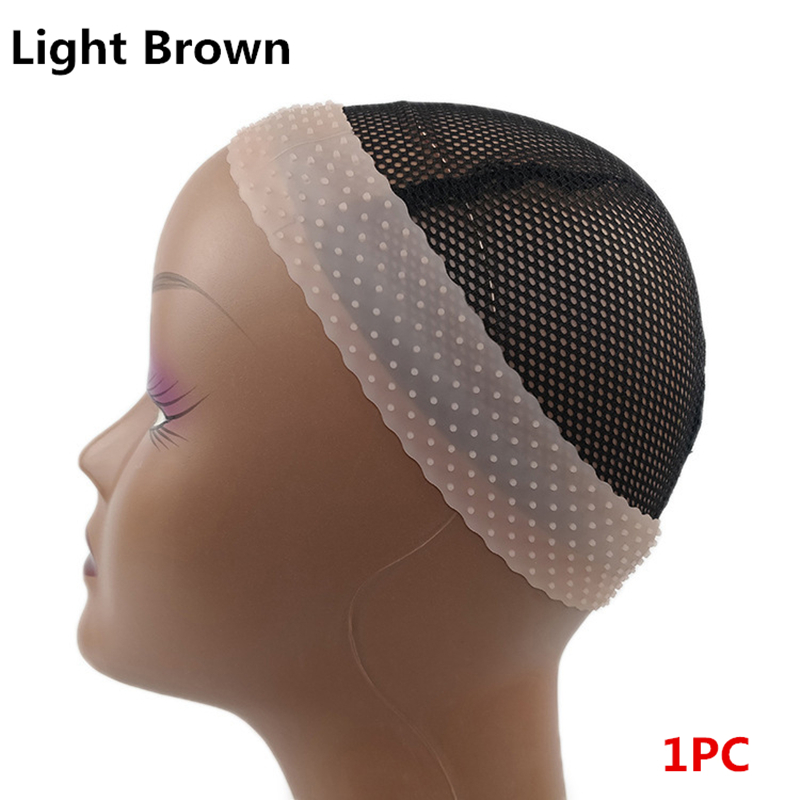 1PC No-Slip Wig Grip Band Transparent Silicone Wig Band Comfort Head Hair Band Extra Hold Wig Headband Adjustable Women Wig Band: GRAY