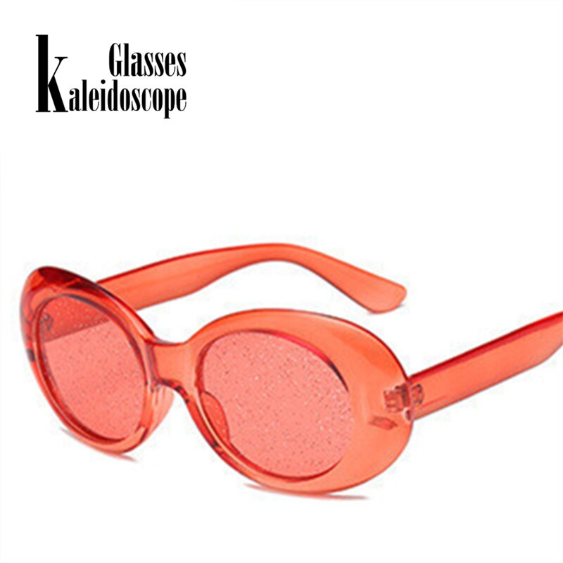 Clout briller solbriller mænd vintage nirvana kurt cobain solbriller kvinder klare små ovale briller briller