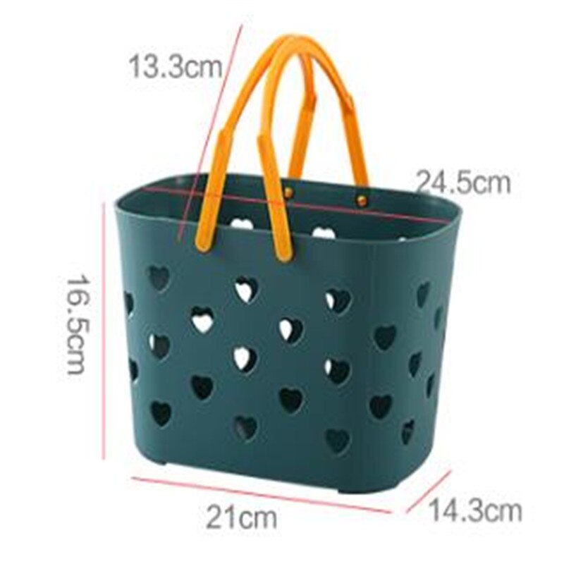 1 peça de cesta de banho portátil banheiro cesta de banho feminino bonito cesta de banho com produtos de higiene pessoal banho azul dormitório armazenamento bo
