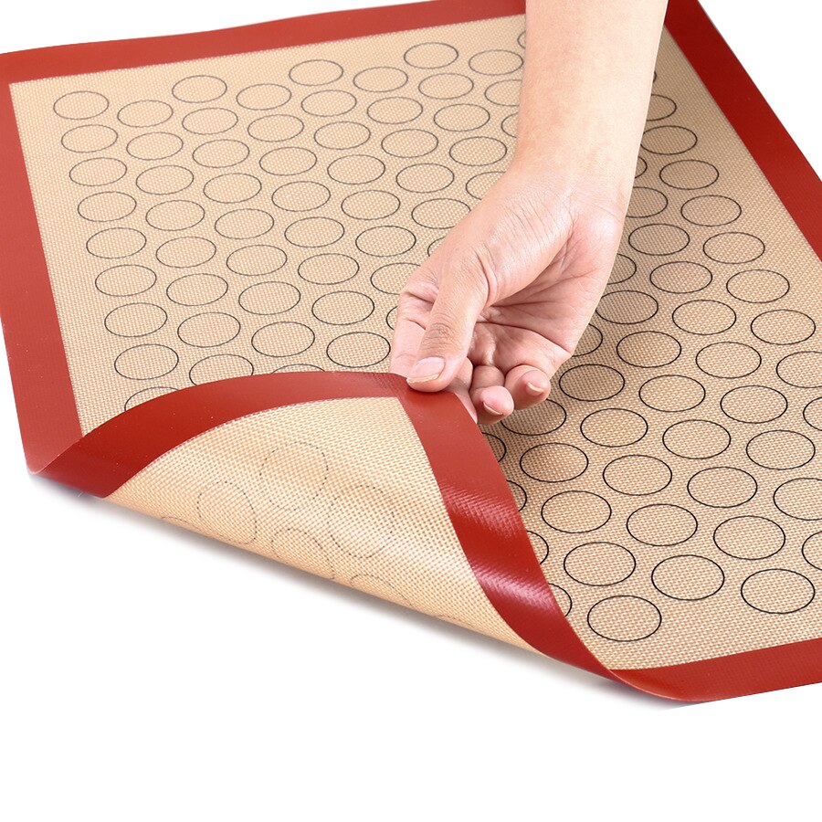 Multi-styles Silicone Macaron Baking Mat Extra Large Baking Mat for Rolling Macaron Pizza Dough Non-Stick Maker Holder Pastry