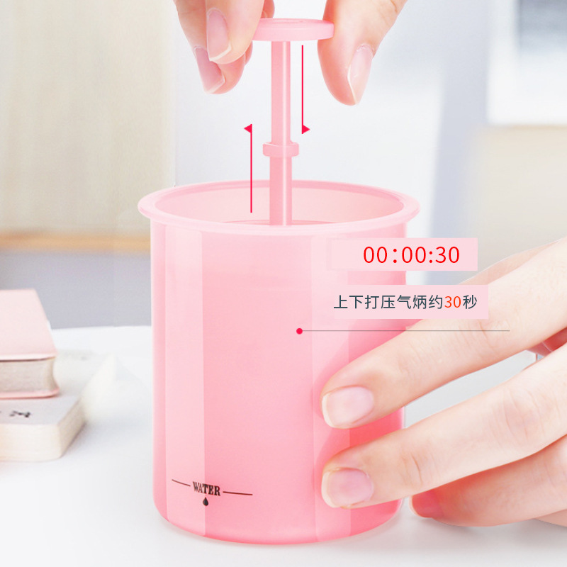 Copo de espuma limpador facial borbulhador garrafa de limpeza ferramentas de beleza rosto ferramenta de limpeza fabricante de espuma copo bolha foamer