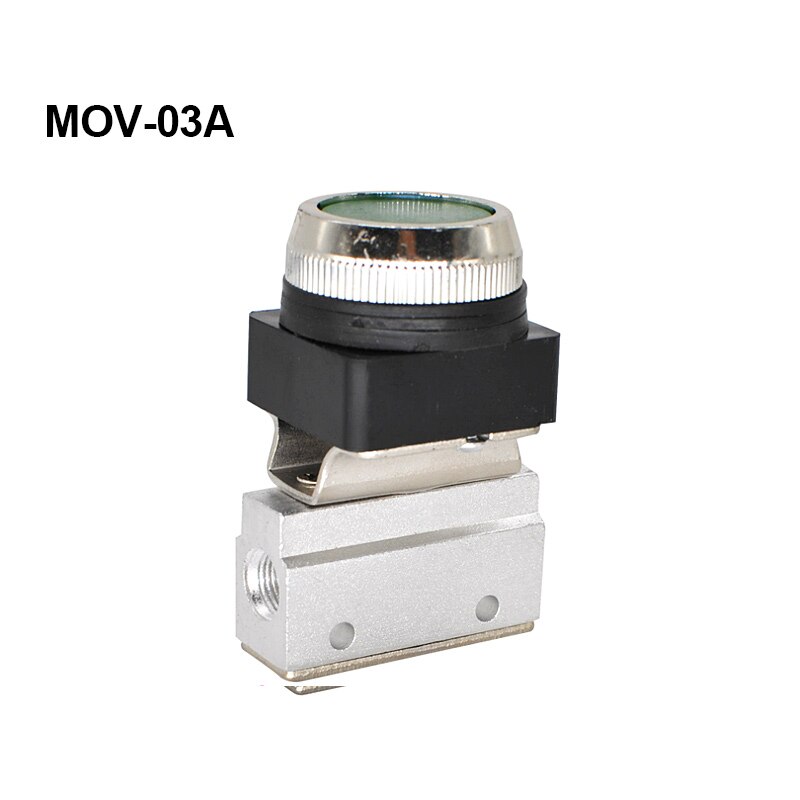 Pneumatic Mechanical Valve MOV-1 MOV-2 MOV-3 Manual Valve Air Switch Control Valve Push Button Momentary: MOV-3A