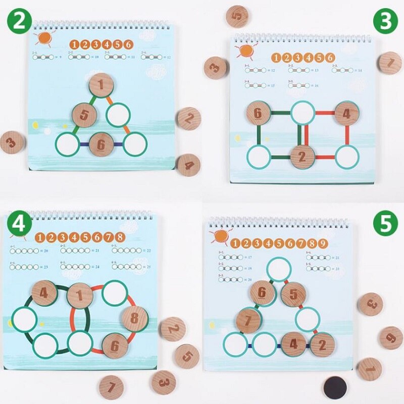 freundlicher pädagogisches mathematik spielzeug digitale verbindung Logische Argumentation berechnung früHenne bildung aufkläSprosse spielzeug