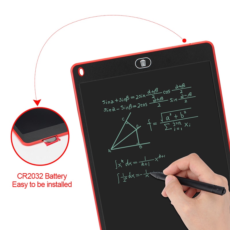 Kids Drawing Tablet Digital Graphics Tablet LCD Writing Tablet 12 Inch Electronic Notepad Portable Drawing Board Handwriting pad