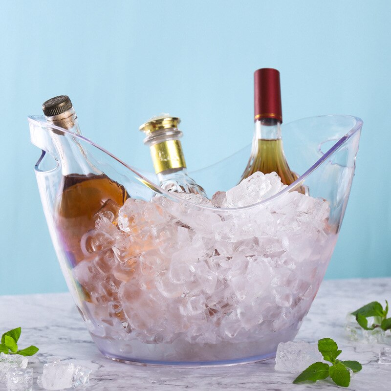 Ice Cube Container Ice Bucket Portable Bucket Wine Ice Cooler Beer Cabinet Bar Kitchen Space Saving Tools Whiskey Freeze Tools