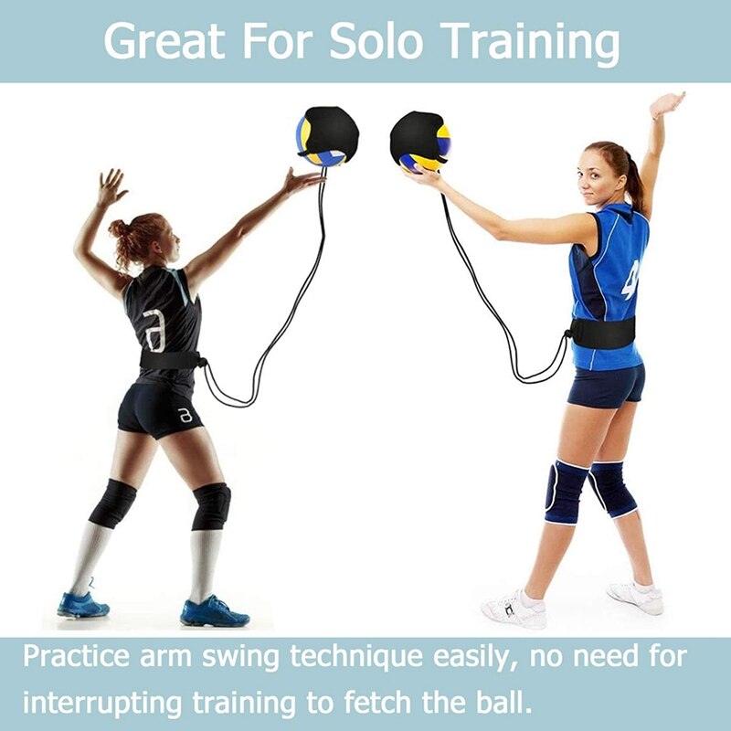 Volleyball Training Equipment, Practice Trainer For Football,Serve And Spike Trainer For Beginners And Volleyball Player