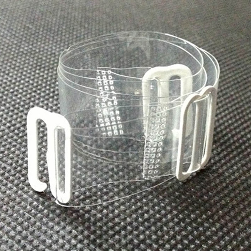 1cm brede, doorzichtige bh-bandjes voor vrouwen, verstelbare, onzichtbare, transparante bh-bandjes, schouderband zonder rug, bh-verlengstuk, accessoires
