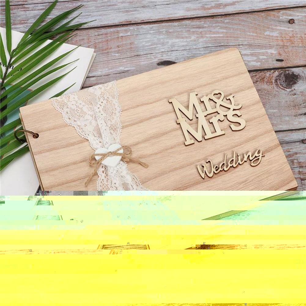 10/20/30/40 Pagina &#39;S Bruiloft Gastenboek Bruiloft Decoratie Gastenboek Bruiloft Zoete Gunsten Cadeaus Voor Gasten Rustieke Bruiloft u9G5