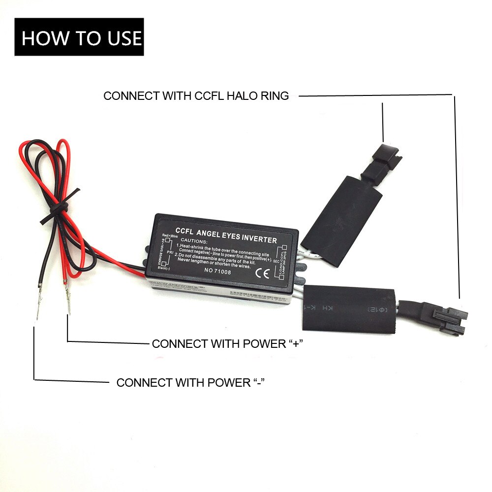 SUKIOTO 1 st DRL CCFL Inverter Ballast Driver voor E36 E38 E39 E46 CCFL Angel Eyes Kit Halo Ring driver power Ontsteking Doos