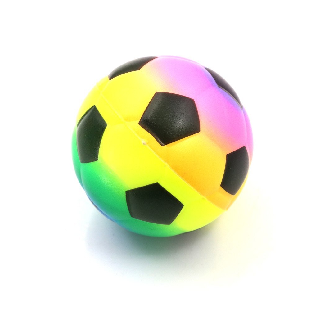 Pelotas de fitness 6,3 cm diámetro alivio del estrés espuma Bal chico Pelota de espuma suave muñeca ejercicio alivio estrés Squeeze fútbol juguete