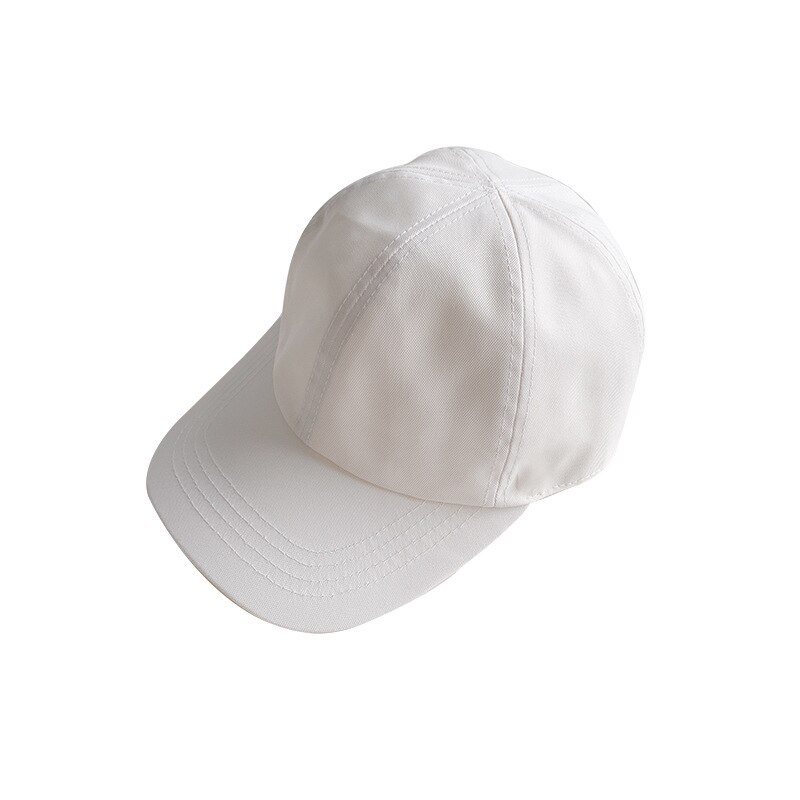 Vrouwen Hoeden Eenvoudige Baseball Cap Katoen Gemengd Pure Kleur Casual Mode Hoed 4 Kleuren Beschikbaar