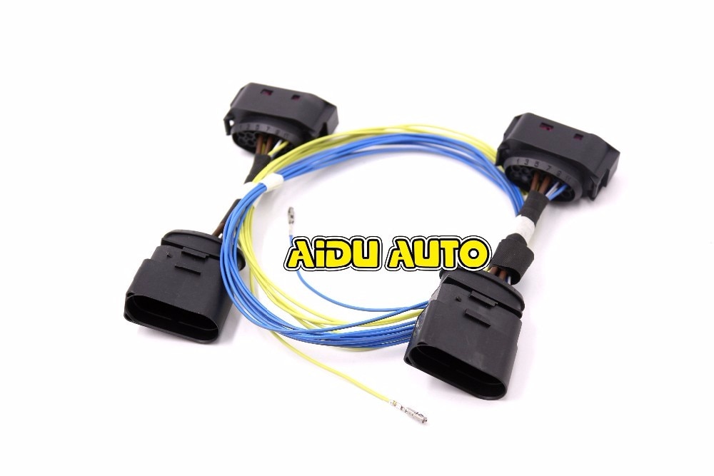 Car HID Xenon Headlight 10 To 14 Pin Connector Adapter For 1J0973835 1J0973737 Car Accessories