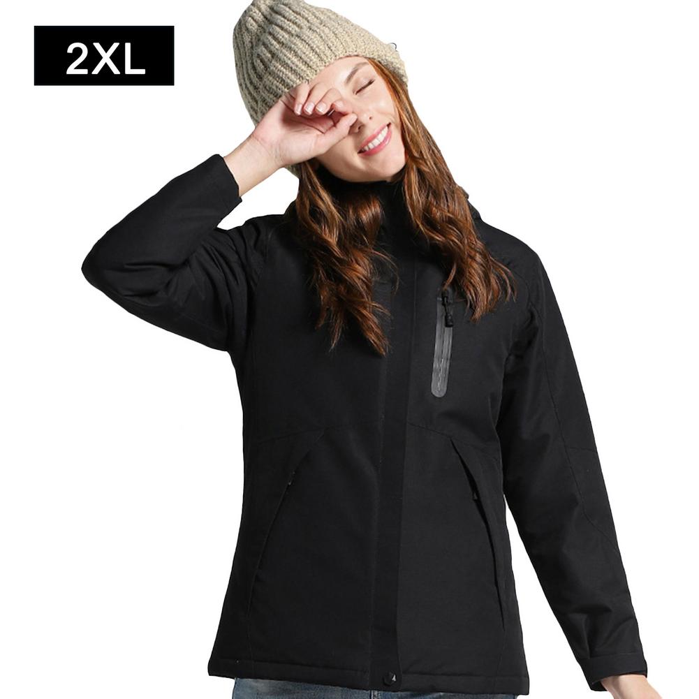 Winter USB Charging Heating Jacket Waterproof Ski Top Coat