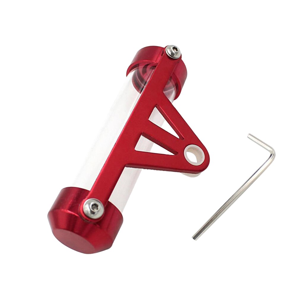 Metalen Motorcycle Tax Disc Tube Houder Frame Scooter Bromfiets Waterdicht: Watermelon Red