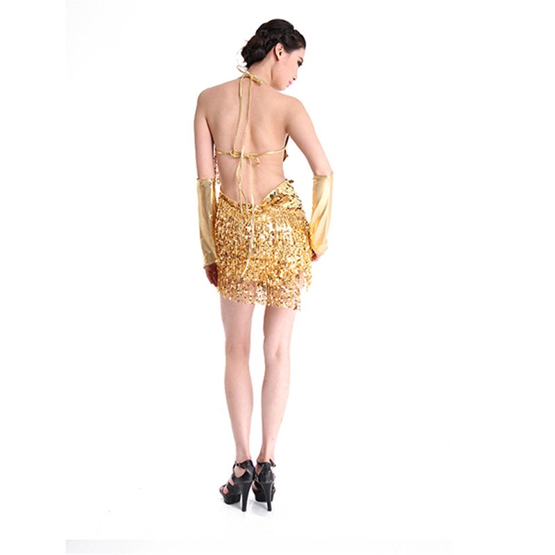 Vestito Da Ballo latino Offerta Speciale Donne Latine Vestito Da Ballo latino costume di Ballo Abiti salsa latino Abito Frangia