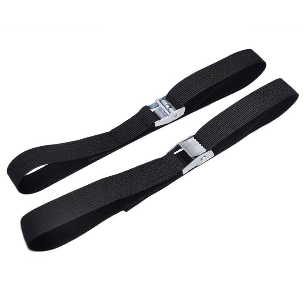 2pcs Zinc Alloy Ratchet Belt Tie Down Strap Strong Lashing Truck Car Cargo Bike Luggage Tension Rope Multifunctional With Buckle