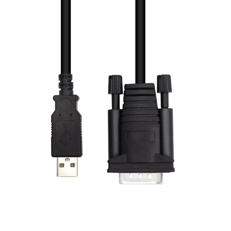 USB to RS232 DB 9-Pin Male Cable Adapter Converter Supports Win 7 8 10 Pro System