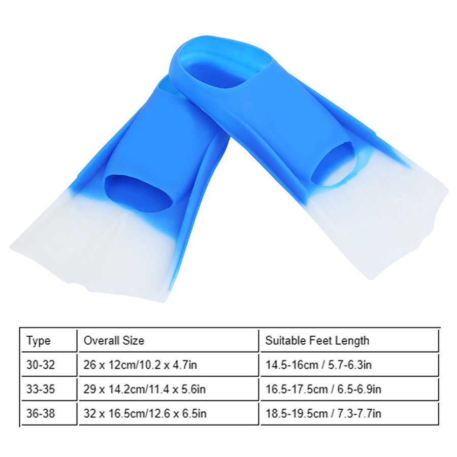 Swimming Flippers Swim Fins Diving Flippers Adult Snorkeling Foot Flippers KIDS Diving Fins Swimming Assistant Tool Equipment