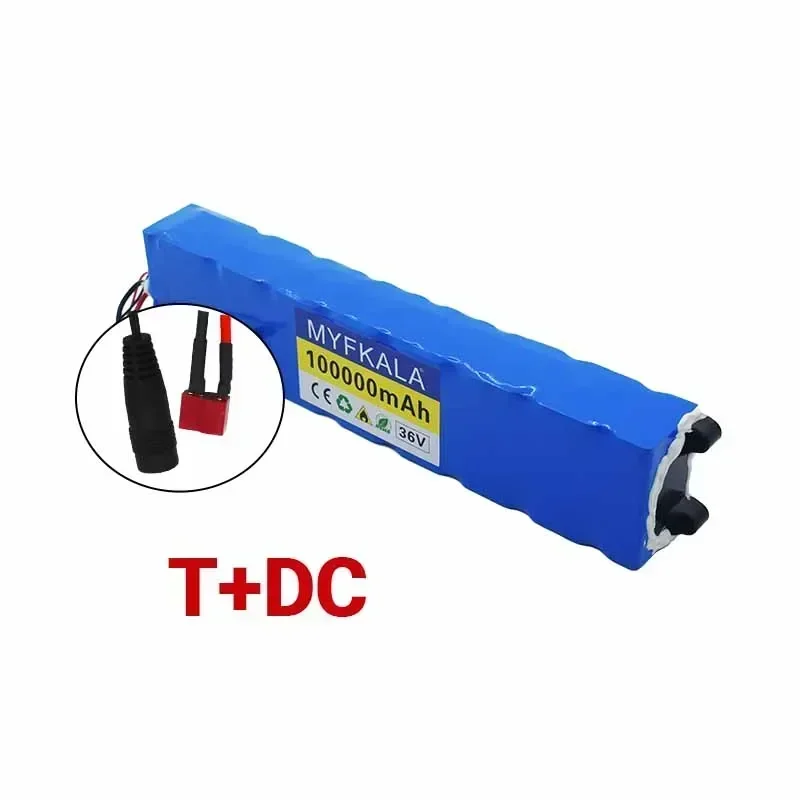 100% New10S3P 36V 100Ah 36v Electric Scooter Battery Pack 18650 Lithium M365 Electric Scooter 36v Battery Scooter: SKY BLUE
