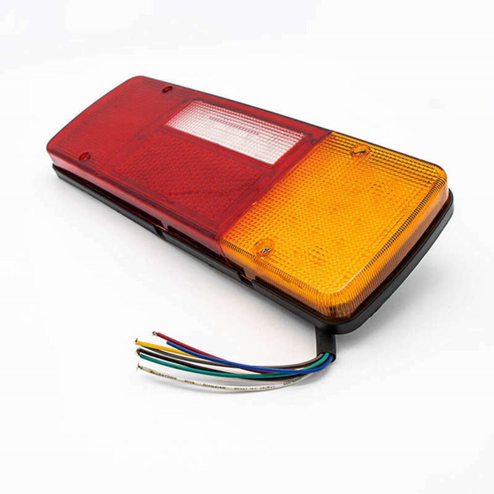 2pcs Universal 92 Leds 24V LED Rear Tail Lights Lamps for Truck Lorry Trailer Chassis Bus Car