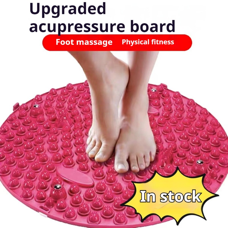 Voetmassage Acupressuurmat Spier Ontspanning Acupunctuur Mat Pilates Fitness Yoga Accessoires Voettraining Ronde Workout Mat