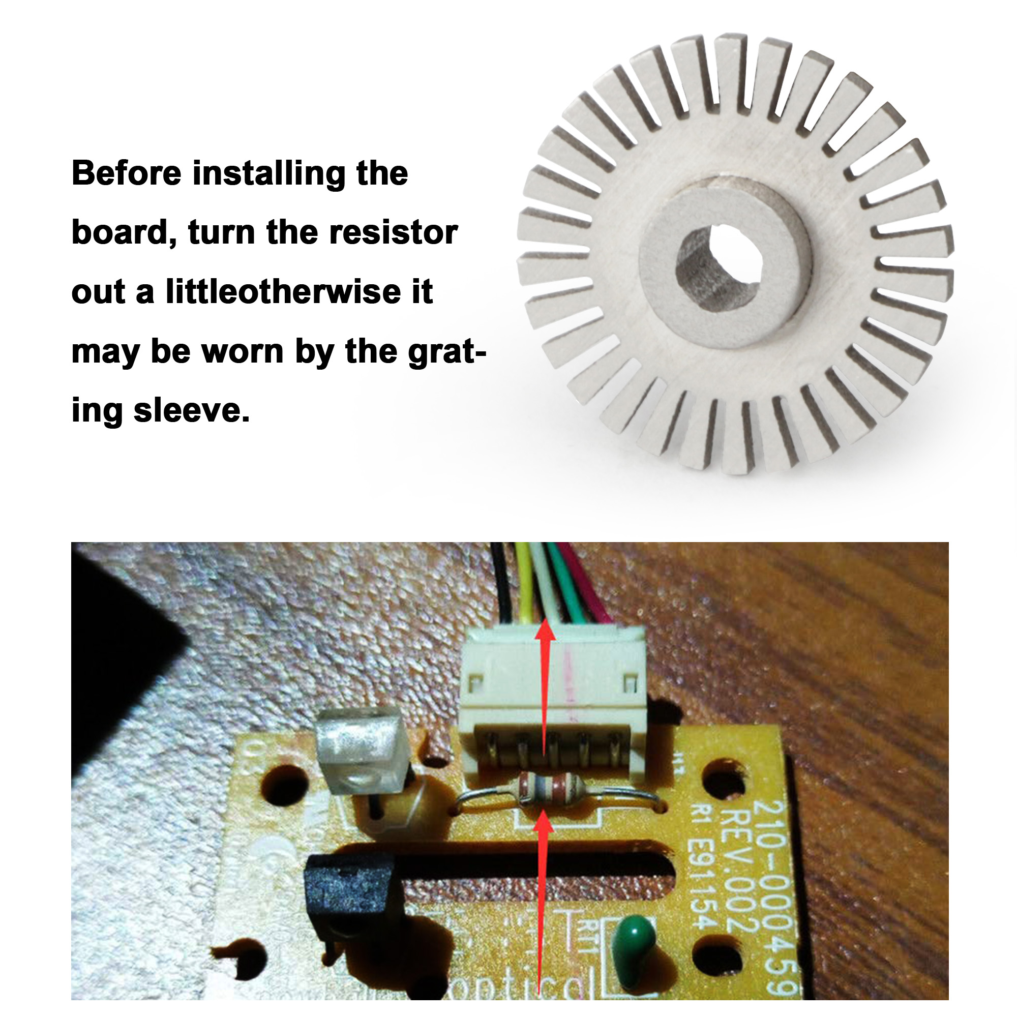 For Logitech G27 / Driving Force GT Steering Wheels Systems 30 Slot Steering Wheel Optical Encoder Aluminum Alloy Material