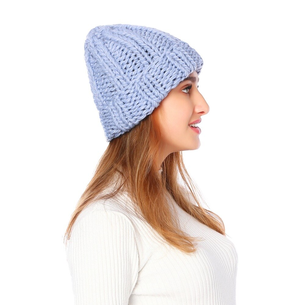 Unisex Slouchy Beanie Warm Winter Cap Soft Stret in Pakistan