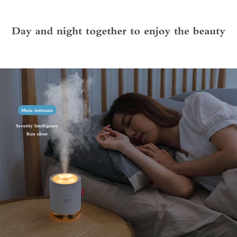Ultrasonic Humidifier USB Desktop Mini Humidifier Household Atomizer Diffuser Indoor Air Purifier 500ML Safety