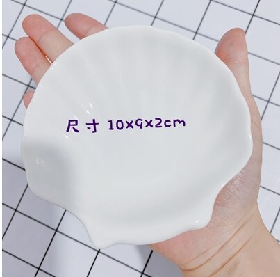 Ceramiczna paleta artysty akwarela gwasz farba ceramiczna paleta biała fala róża typ paleta malowanie dedykowane łatwe robić czyszczenia: A muszla Palette