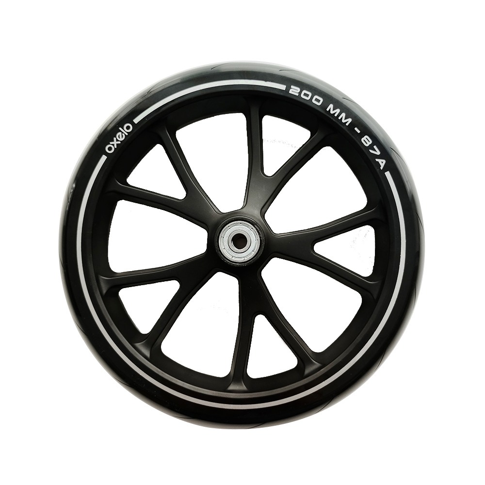 8Inch Stroller Wheel For OXELO Town7/9 Scooter Front Or Rear With 608 Bearing 20CM Outer Diameter Skateboard Wheel Diret Replace