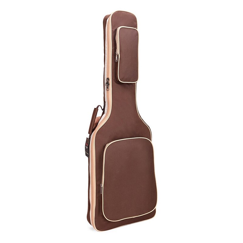 Sac à dos étanche en tissu Oxford 101x33x6cm, sac à café électrique étui de guitare, Double sangles, coussin de 8mm, coton épais: 101x33x6cm Coffee