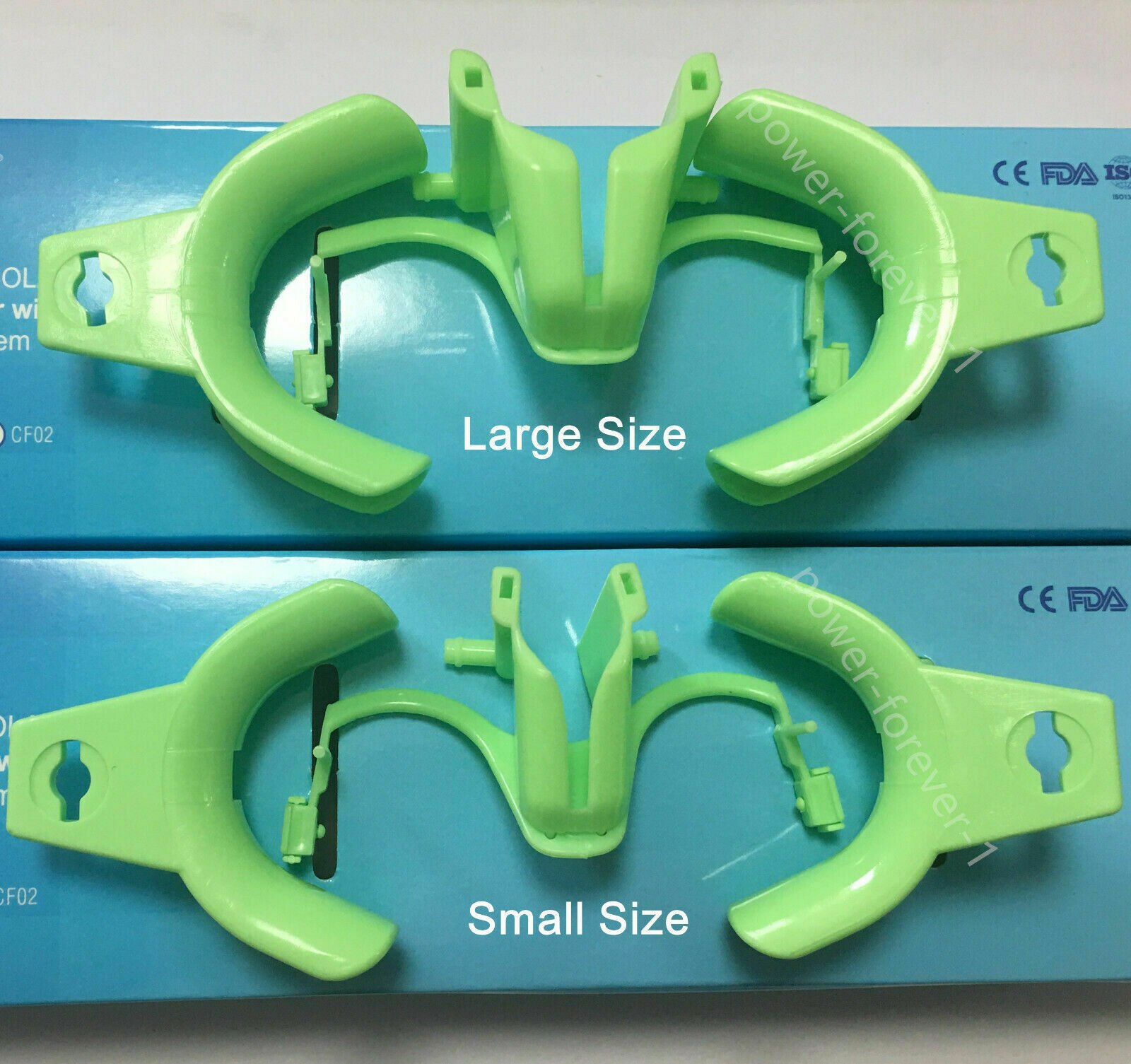 Tandheelkundige Orale Droog Veld Nola Wang Retractors Touge Speeksel Zuig Groene Grote Chi: Each Szie X1Set