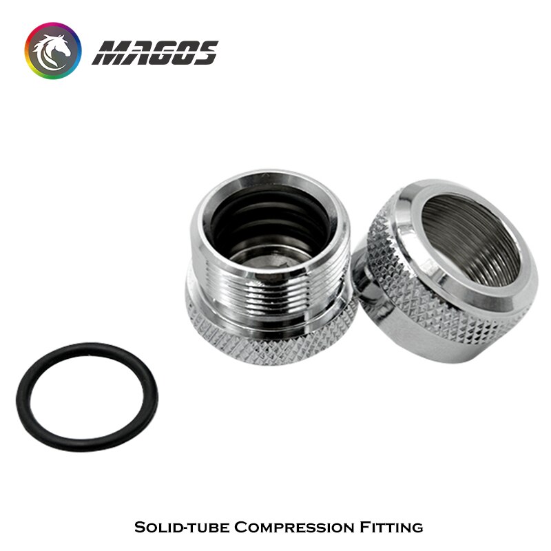 G1/4'' Hard Tube Compression Fittings For OD14mm Acrylic PETG Frosted Pipe PC Water Cooling DIY Computer Case Connector Adapter