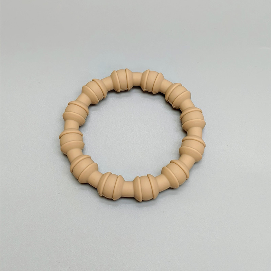 Siliconen bijtspeeltje Armband Siliconenmateriaal Verlicht tandjesongemak Ideaal voor kinderen Perfect vakantiecadeau: Blauw