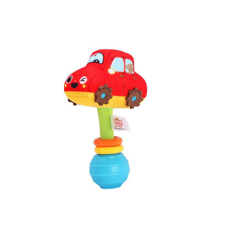 Nette Vlies Pädagogisches Spielzeug Baby, Kleinkind Spielzeug dehnen Vibration ziehen Ring Plüsch Rassel Hand Schütteln Glocke Bett Glocke Spielzeug Weichen: Wagen Rassel