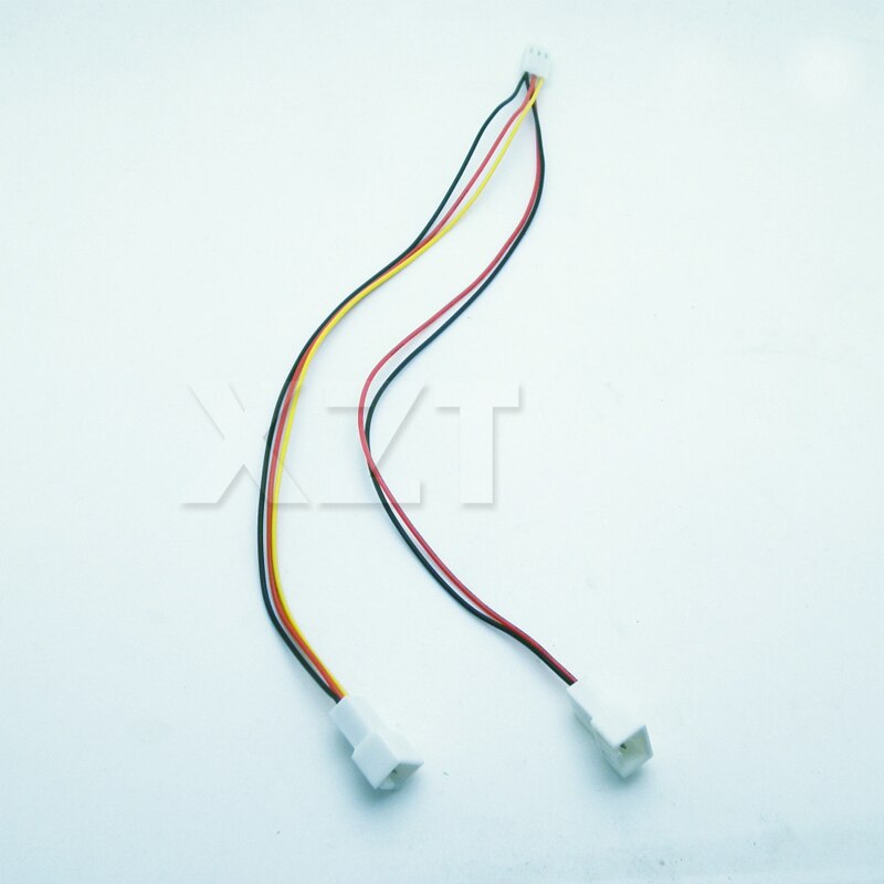 3Pin 2in 1 Wire Female to 2 Male Terminal Y Cable Splitter Power Supply Extension Cable for PC Fan cooling CPU GPU Cooler