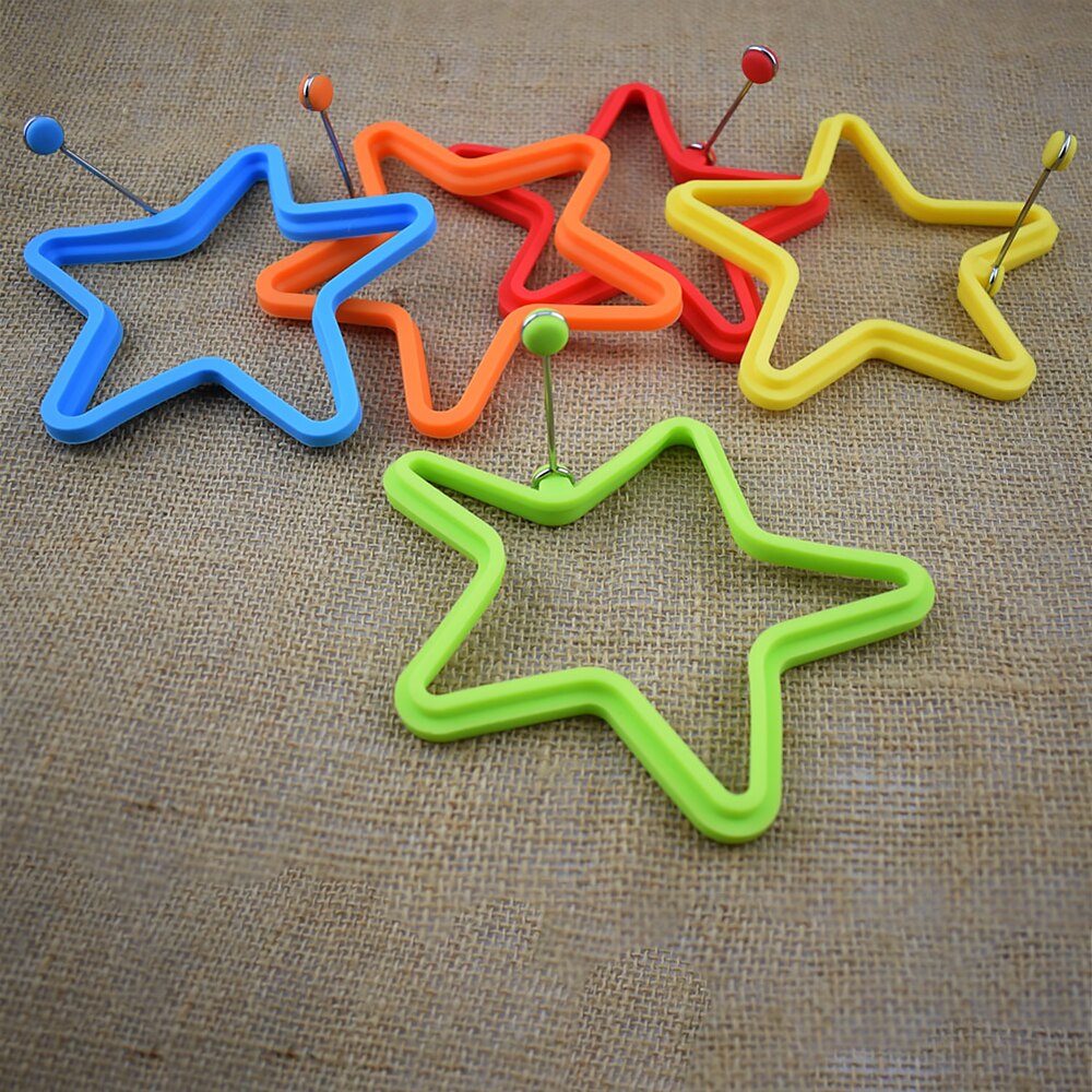 Ster silicagel gebakken eivorm antiaanbak eierringen koken ei gebakken pannenkoek omeletten vormringen keuken kookgereedschap hh