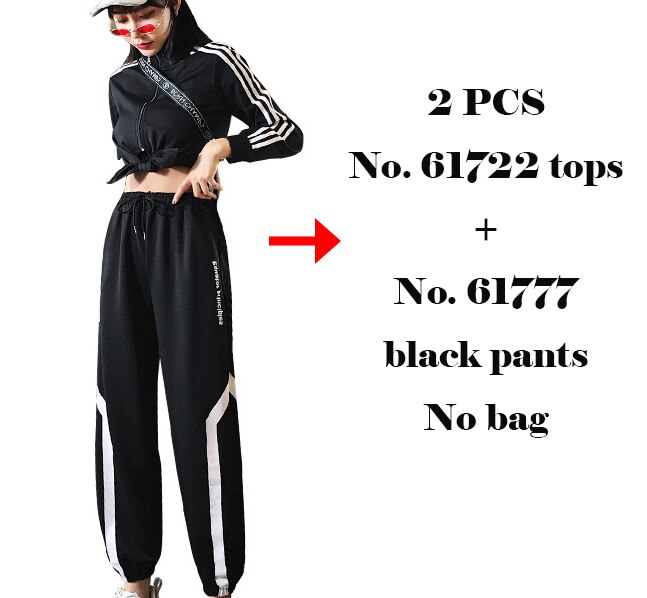 Mode Hip Hop Kostuum Vrouwen Jazz Dance Prestaties Kleding Street Dance Praktijk Slijtage Dj Ds Gogo Dansers Rave Outfit DC3462: C style suit / S